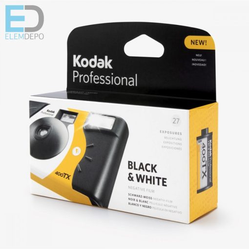 Kodak 400TX  egyszer használatos fényképezőgép B&W fekete-fehér Single use camera cat:1074418