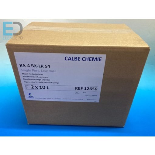 Calbe RA4 Bleach Fix Replenisher Low Rate BX-LR 54 2x5l ( for 2x10l ) CAT-12650