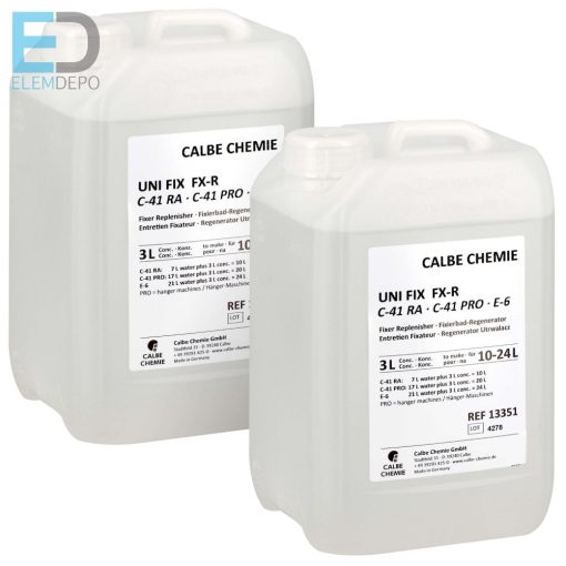 Calbe C-41 / E-6 Uni Fix-R  2 x 10l= 24l cat: 13351 Kodak 3728961 helyettesítő