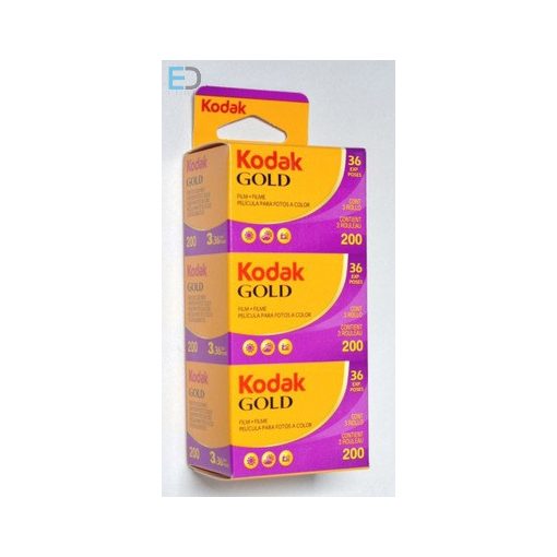 Kodak Gold GB 200 135-36 / 3pack Film cat 188 0806