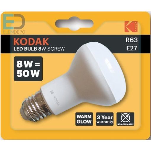 KODAK LED R63 E27 8W 640LM WARM-WHITE BL1 30416277