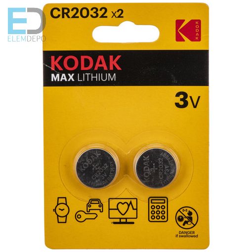 Kodak KCR 2032 CR2032 Lithium B2 ( 1 db )