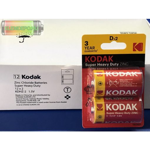 Kodak Heavy Duty D R20  B2  ( 1db góliát elem )