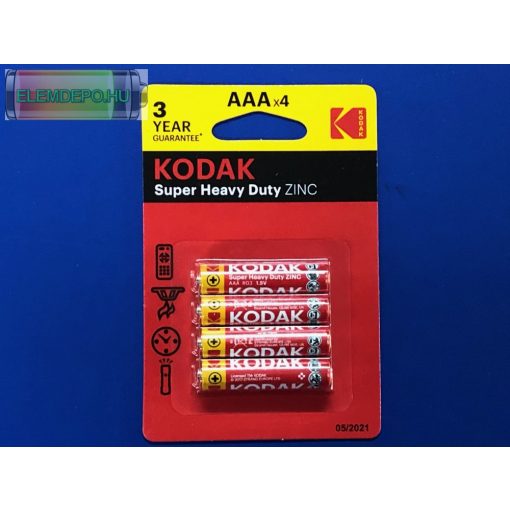 KODAK Super Heavy Duty AAA R3 B4