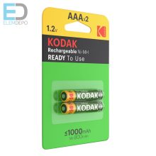 Kodak akku K3AHR-2 1,2V AAA  1000mAh B2 ( 1 db akku )