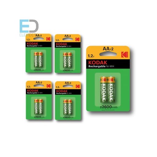KODAK accu AA 2600 mAh B2 Ni-MH KAAHR-2 Ready to use
