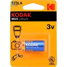 Kodak K-CR 123LA Lithium 3V CR123 CR17345