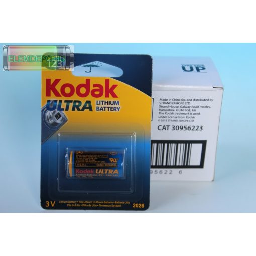 Kodak K-CR 123LA Lithium 3V CR123 CR17345