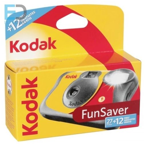 Kodak Fun Saver Flash 27+12 800 ASA Eldobható, egyszer használatos fényképezőgép