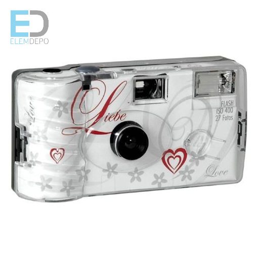 Love Flash egyszer használatos vakus - eldobható esküvői fényképezőgép