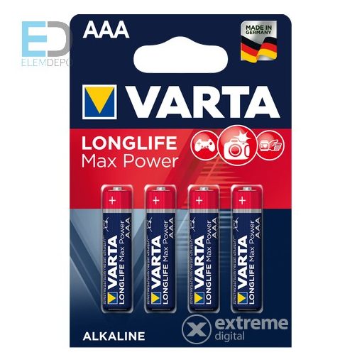 Varta Longlife Max Power AAA 4703 LR03 Bl4 