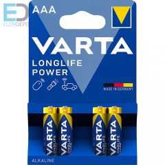   Varta Longlife Power 4903 AAA LR03 Mikro BL4 NEW 1db AAA elem