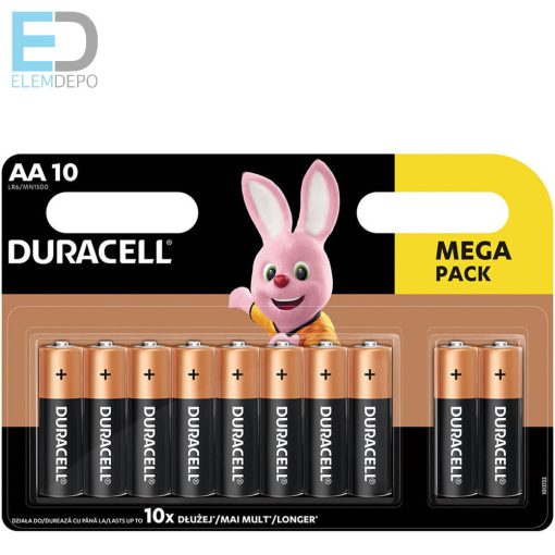 Duracell Plus Power MN1500 AA LR06 B10 ( 10 db elem )