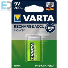 Varta Akku 9V 200mAh NIMH Accu  NEW ( 56722 ) Ready to use!