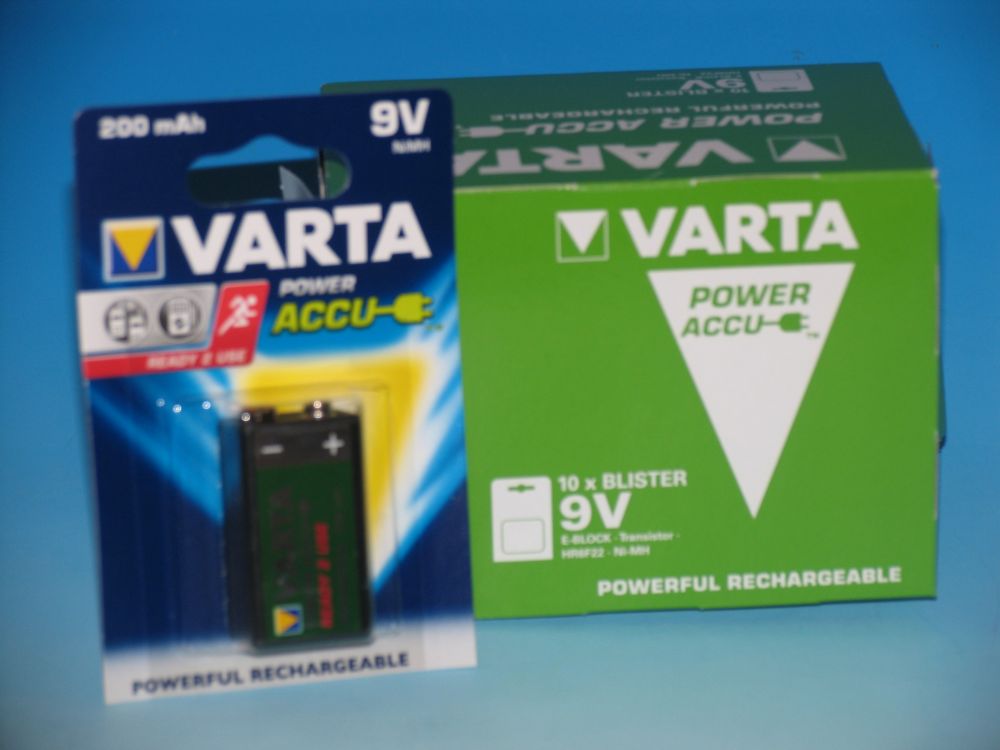 Pile Rechargeable 9V Varta Power Ready2Use 56722101401 - 200mAh