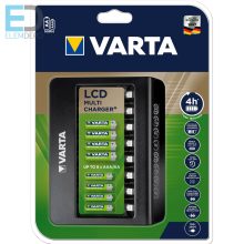 Varta Multi Charger PLus akkutöltő, 8 csatornás, 8 AA vagy 8 AAA töltésére ( 4 órás gyorstöltés ) ( 57681 )
