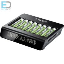 Varta Multi Charger PLus akkutöltő, 8 csatornás, 8 AA vagy 8 AAA töltésére ( 4 órás gyorstöltés ) ( 57681 )