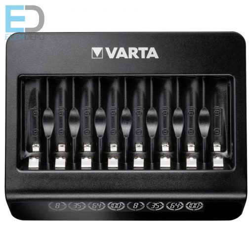 Varta Multi Charger PLus akkutöltő, 8 csatornás, 8 AA vagy 8 AAA töltésére ( 4 órás gyorstöltés ) ( 57681 )