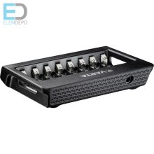 Varta Multi Charger PLus akkutöltő, 8 csatornás, 8 AA vagy 8 AAA töltésére ( 4 órás gyorstöltés ) ( 57681 )