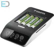 Varta Ultra Fast Charger LCD Kit 57685 15 perces gyorstöltő +4AA 2.100mAh akku+12V adapter