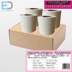   Pixeljet 152mm x65m 6" glossy/fényes dry lab paper 240g/m2