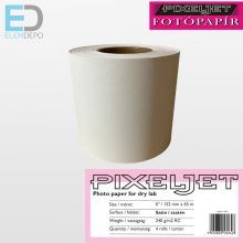 Pixeljet 152mm x65m 6" szatén/satin dry lab paper 240g/m2