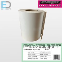   Pixeljet 210mm x 65m 8,27" glossy/fényes dry lab paper 240gr/m2