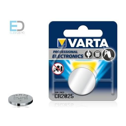 Varta CR2025 ( 6025 ) 3V Lithium B1