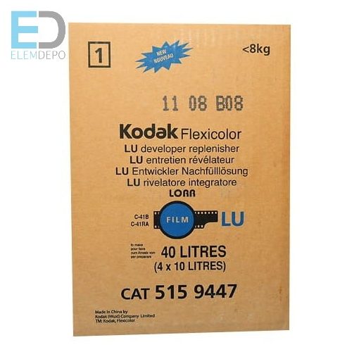 Kodak N1 68002102 ( 5159447 ) Flexicolor LU Deeloper & Repl. Lorr 4x10l alacsony regenerálású sz.hívó 