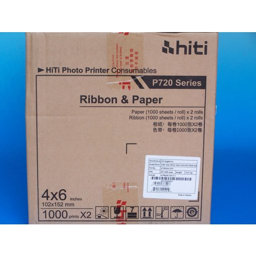 HITI P720L 10 x 15cm 4" x 6" ( 2 x 1000 kép ) Media Set