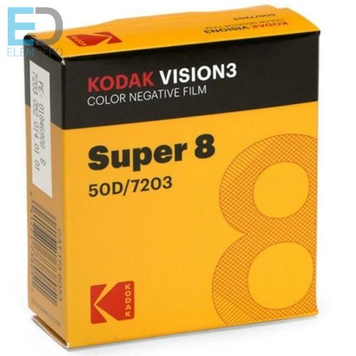 Kodak Vision3 Color Negative Film Super 8 50D / 7203Cat 751 0951