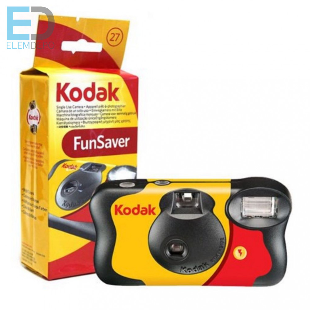 Kodak Fun Saver Flash 27 NEW 27 kép egyszer használatos, eld