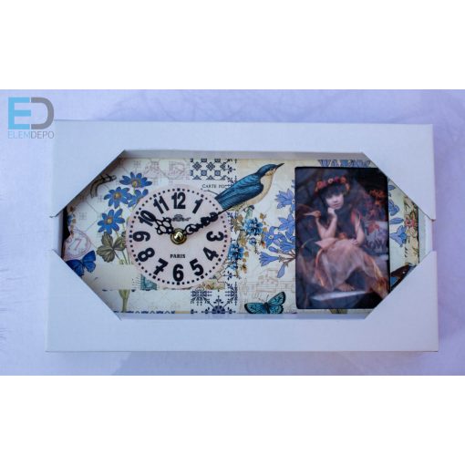 Falióra cserélhető képpel ( 8cm x 12cm képméret ) (" Paris " )