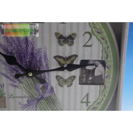 Falióra elemes 4 cserélhető képpel 32cm