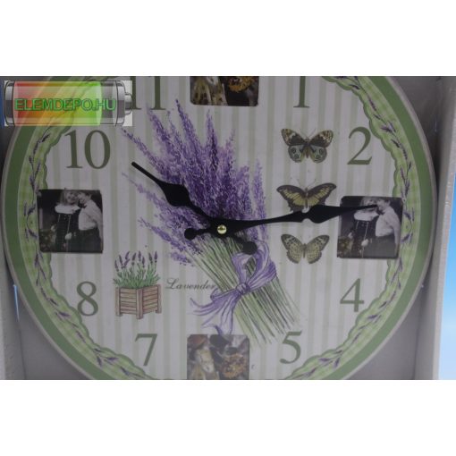 Falióra elemes 4 cserélhető képpel 32cm