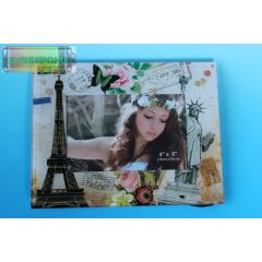 Üveg képkeret színes 10x15