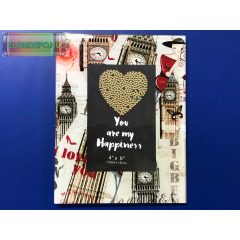 Üveg képkeret színes 10x15