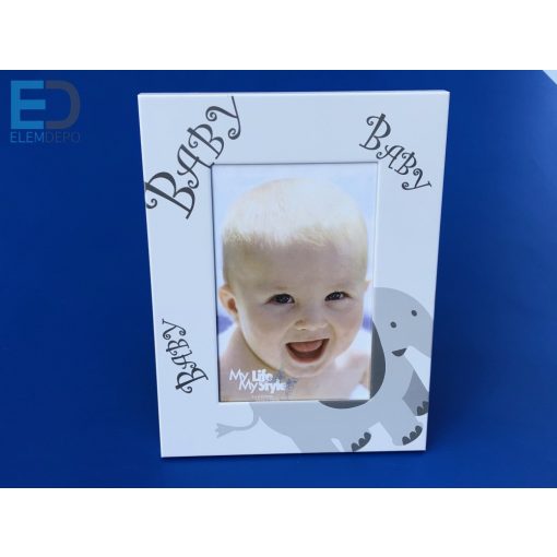 Képkeret " BABY " elefántos 10 x 15cm képnek 