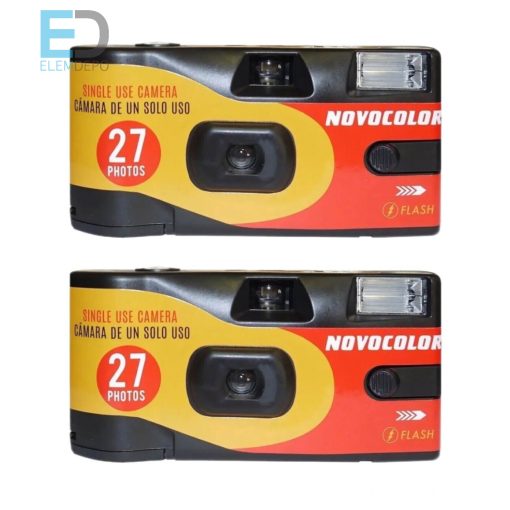 Novocolor Flash 400-27 NEW egyszerhasználatos, vakus eldobható fényképezőgép