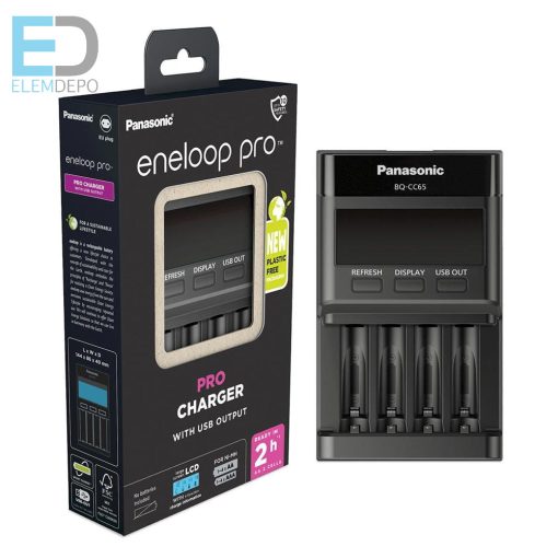 Panasonic Eneloop Pro Charger USB BQ-CC65E ERP
