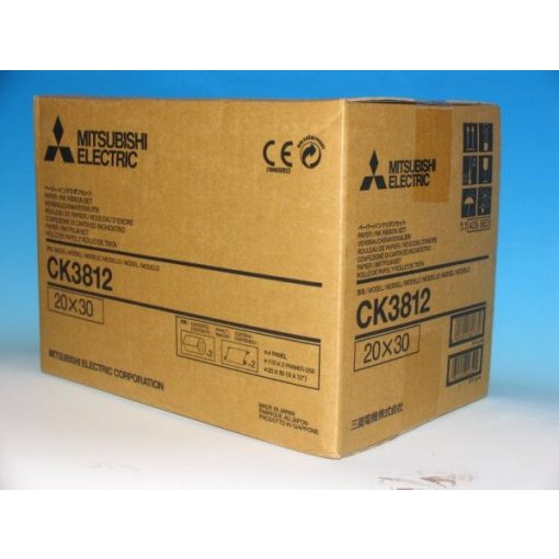 Mitsubishi CK3812 2 roll = 2x 110 prints A4