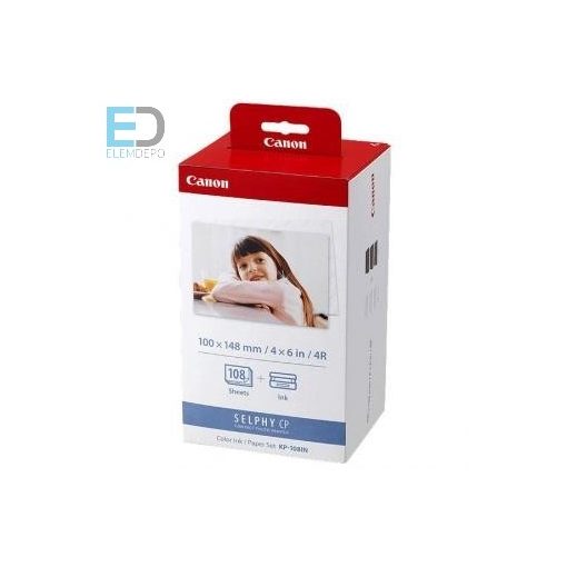 Canon KP 108 IN fotópapír 10 x 15cm / 108 lap