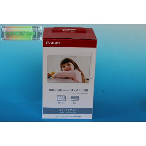 Canon KP 108 IN fotópapír 10 x 15cm / 108 lap