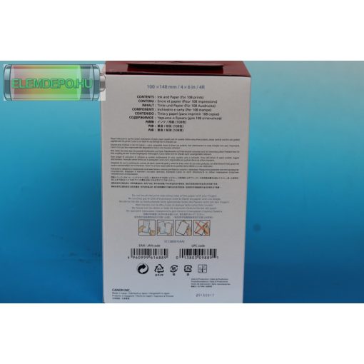 Canon KP 108 IN fotópapír 10 x 15cm / 108 lap