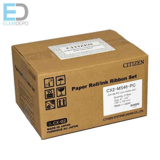 Citizen CX-02 10 x 15cm ( 4" x 6" ) ( 2 x 400 prints / 4x6" )