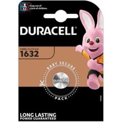 Duracell 1632 CR1632, DL1632, 3V Lithium B1