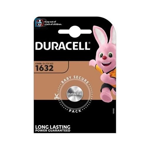 Duracell 1632 CR1632, DL1632, 3V Lithium B1