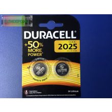 Duracell Lithium DL 2025 CR2025 3V BL2 NEW  (1db elem)