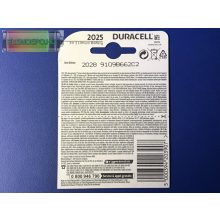 Duracell Lithium DL 2025 CR2025 3V BL2 NEW  (1db elem)
