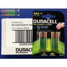 Duracell Rechargeable Ultra AAA akku 900 mAh  Ready to use Precharged NEW